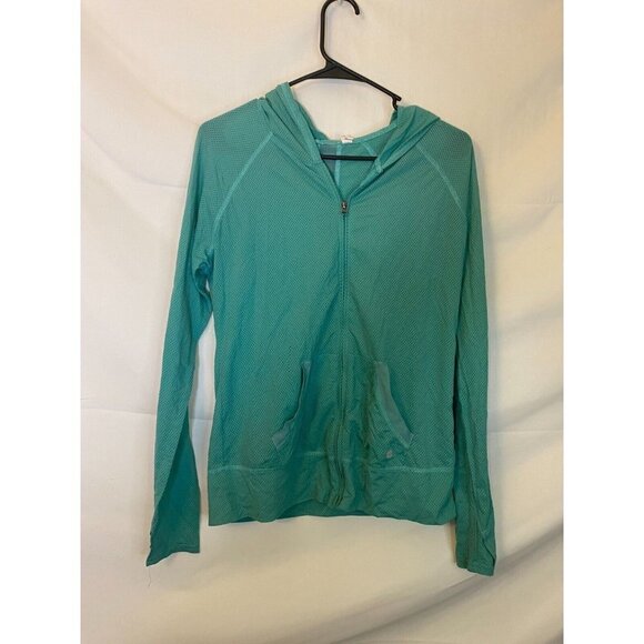 SOYBU WOMENS SIZE MEDIUM LIGHTWEIGHT TRACK JACKET ZIP UP GREEN - Picture 1 of 2